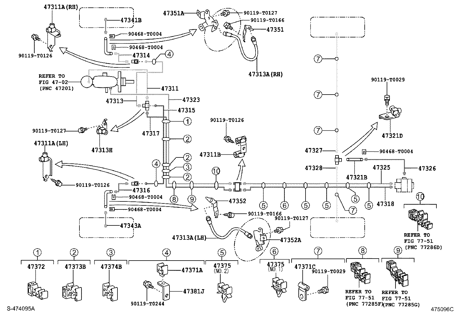 04477-04010 BUSH & BOOT KIT, LOAD SENSING SPRING product image