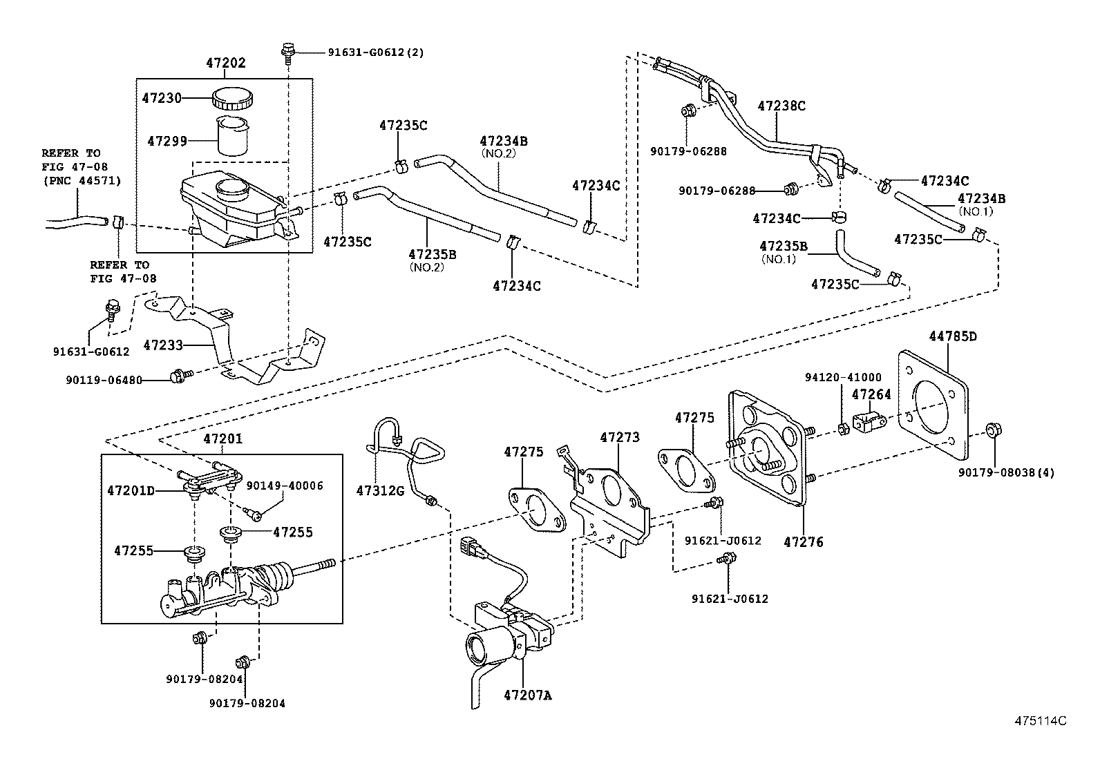 Toyota 44255-33050 TUBE, BRAKE STROKE SIMULATOR