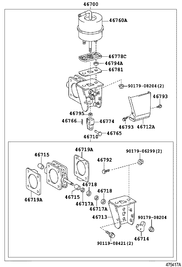 46710-37152 VALVE ASSY, EXHAUST BRAKE product image