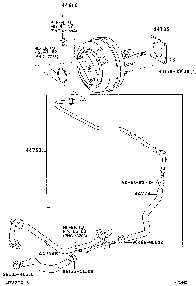 44610-09070 BOOSTER ASSY, BRAKE product image
