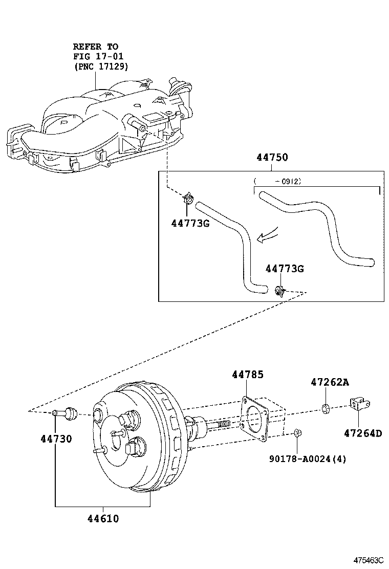 Toyota 44610-0C070 BOOSTER ASSY, BRAKE