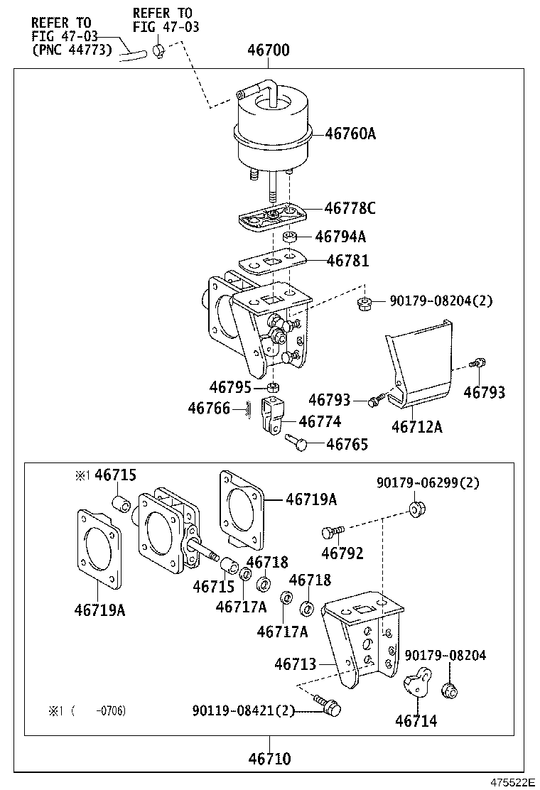 46760-37080 CHAMBER ASSY, EXHAUST BRAKE product image
