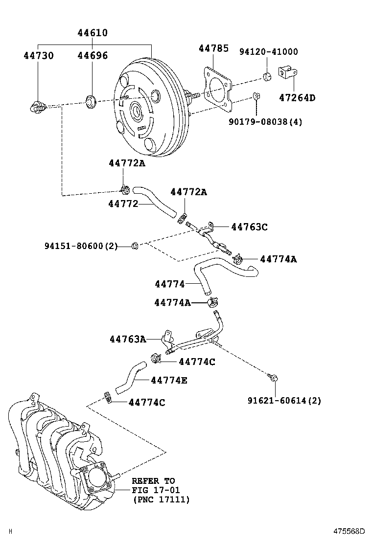 44610-12G20 BOOSTER ASSY, BRAKE product image
