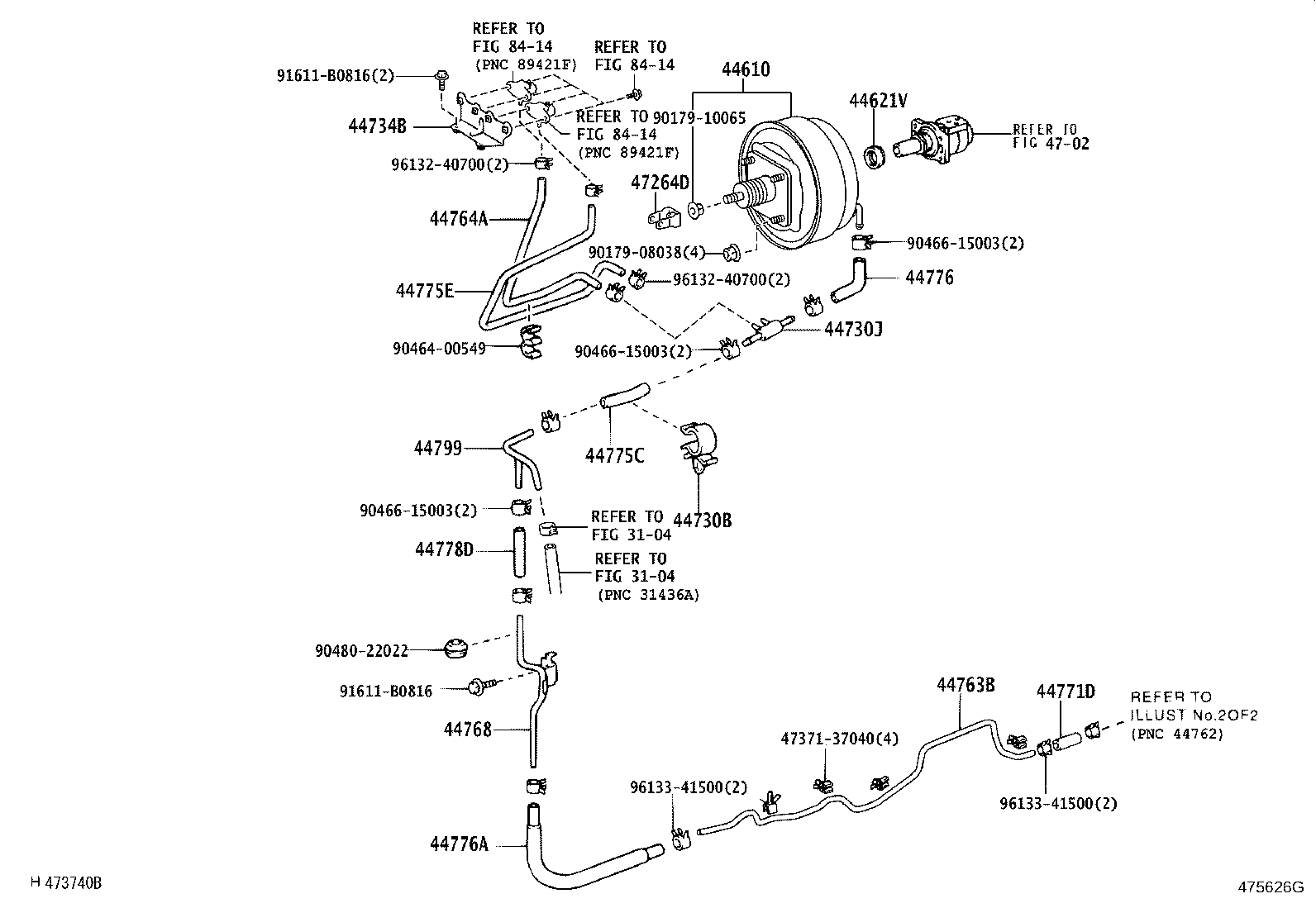 44771-37350 HOSE, UNION TO CONNECTOR TUBE product image