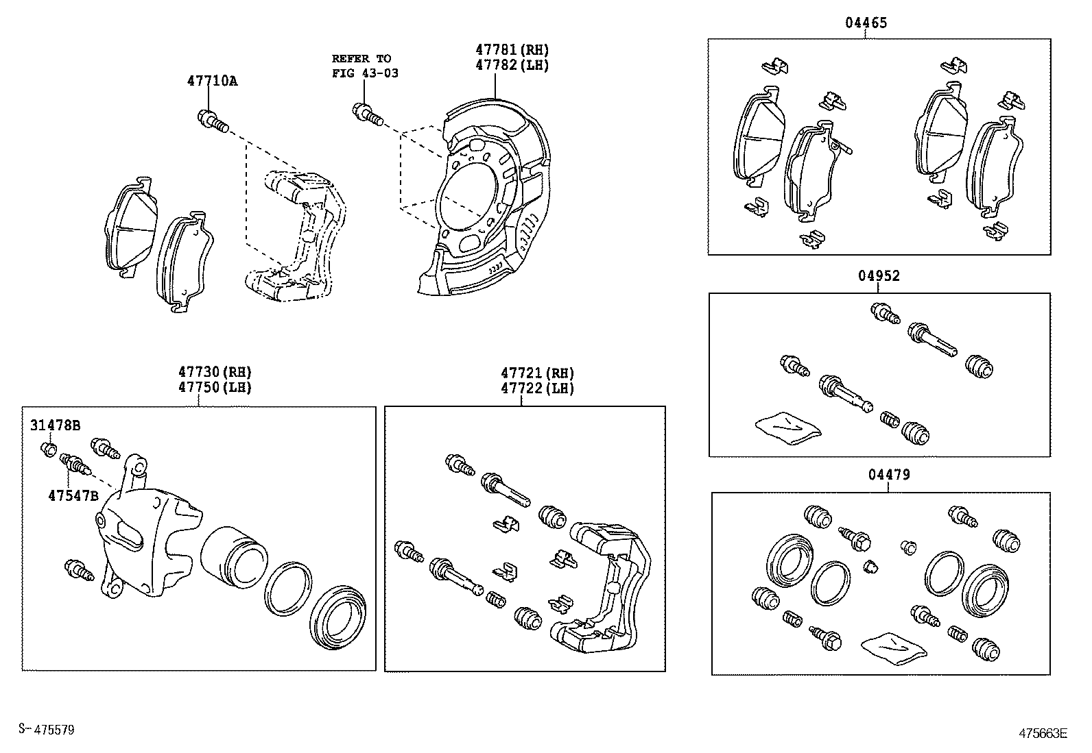 04465-02270 PAD KIT, DISC BRAKE, FRONT product image