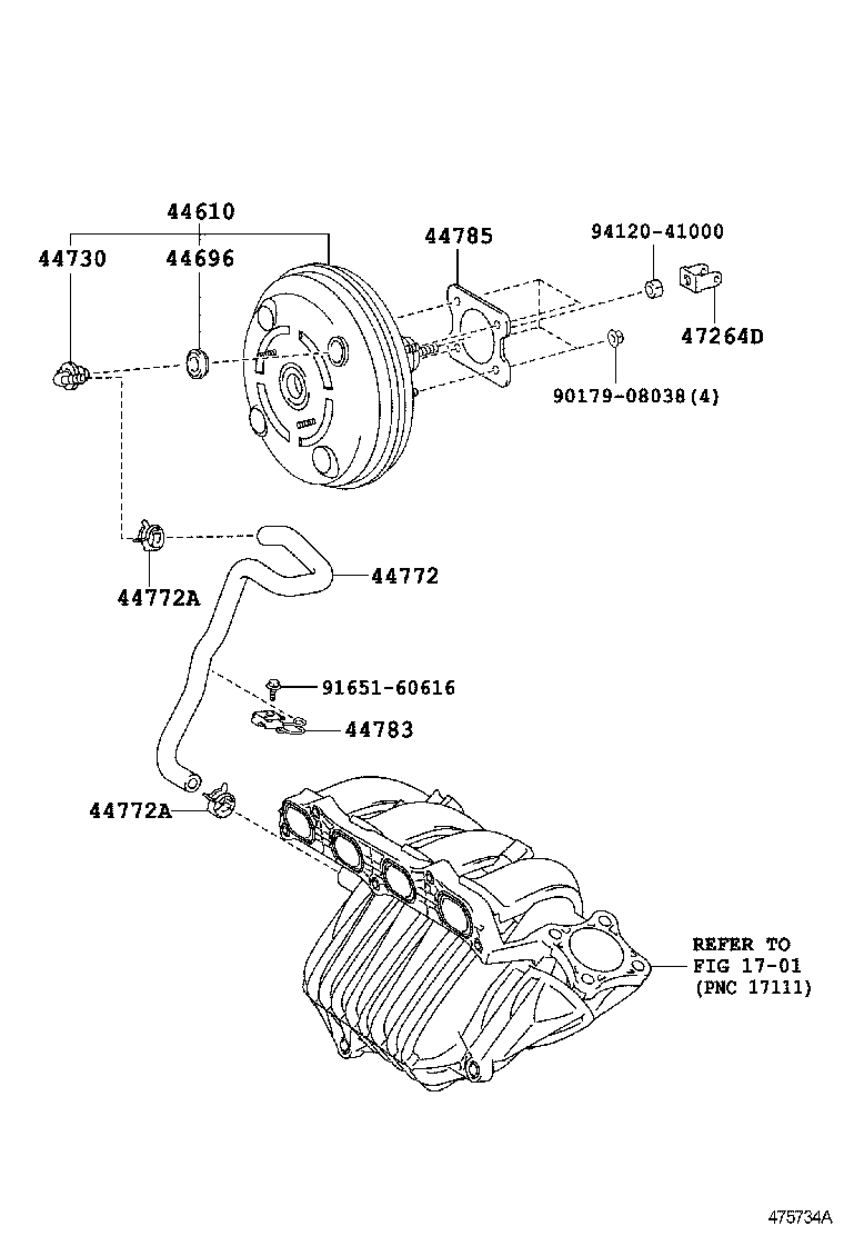44610-12C71 BOOSTER ASSY, BRAKE product image