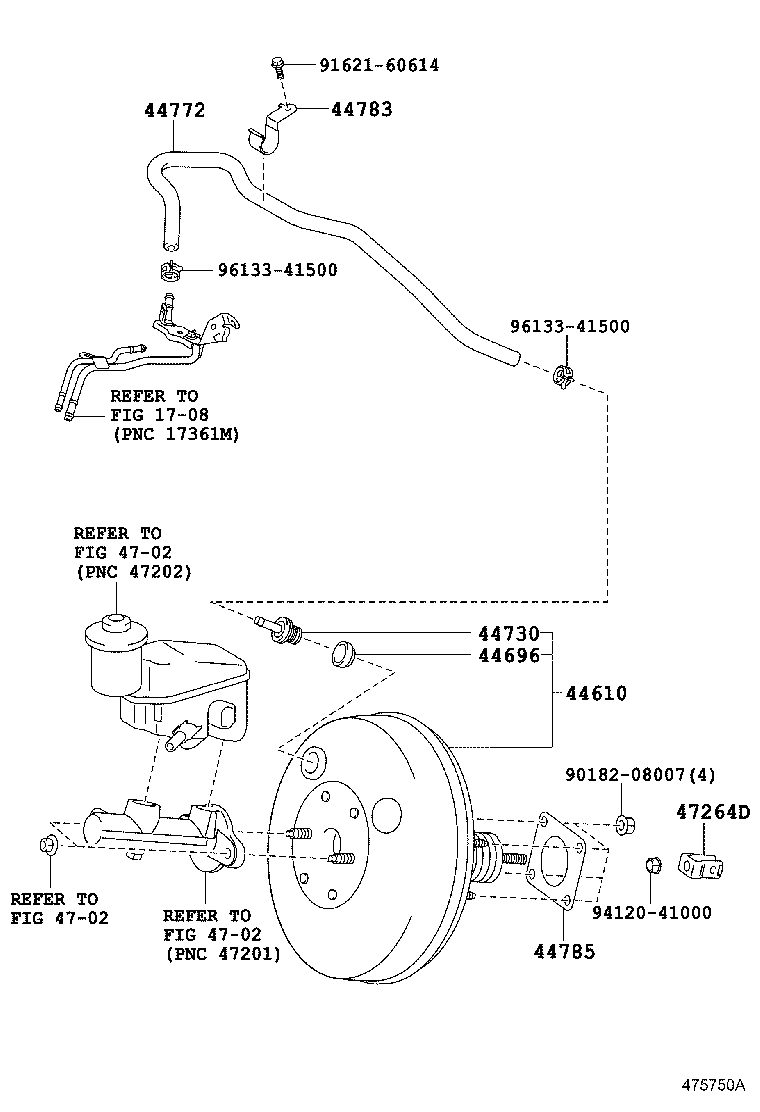 44730-10020 VALVE ASSY, VACUUM CHECK(FOR BRAKE) product image