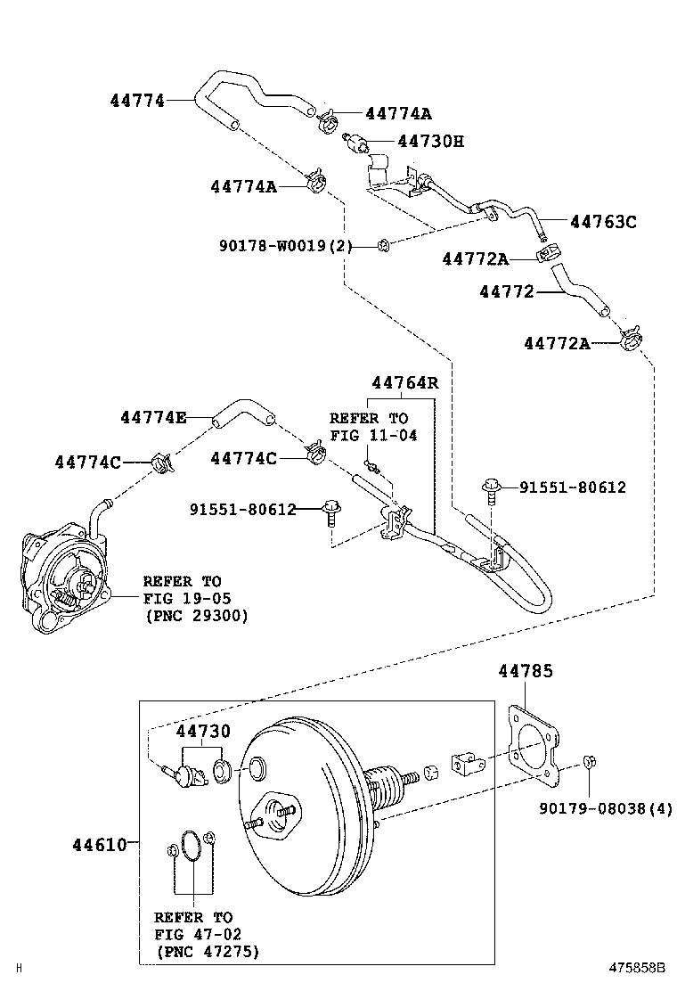 44610-09660 BOOSTER ASSY, BRAKE product image