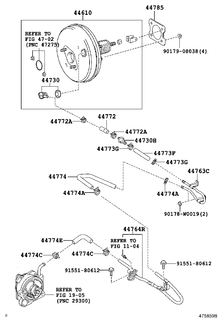 44610-09660 BOOSTER ASSY, BRAKE product image