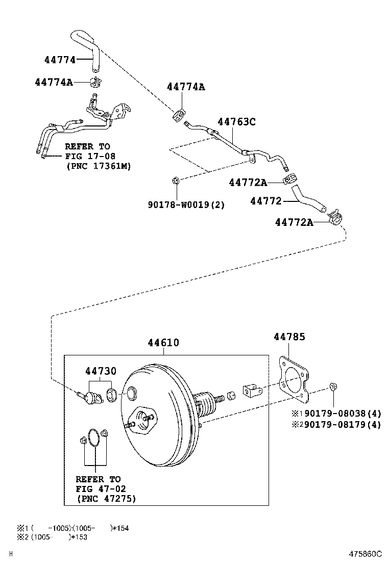 44610-09660 BOOSTER ASSY, BRAKE product image