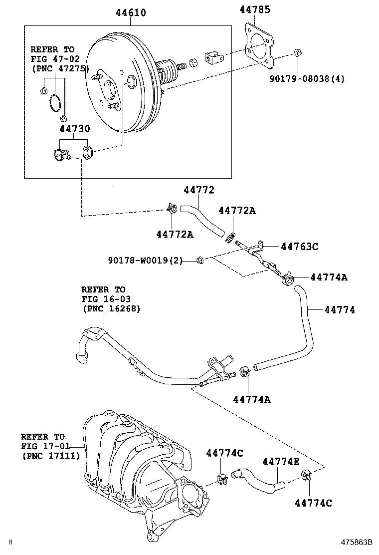 44610-09660 BOOSTER ASSY, BRAKE product image