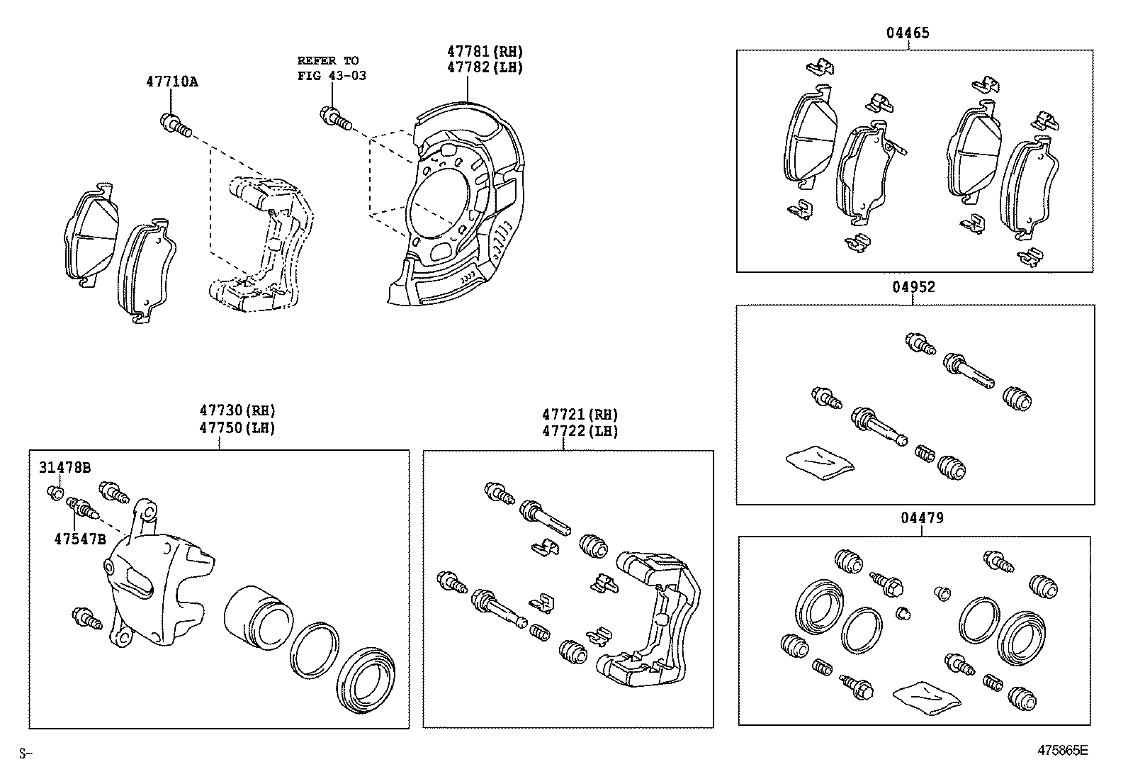 47714-42080 PIN, FRONT DISC BRAKE CYLINDER SLIDE product image