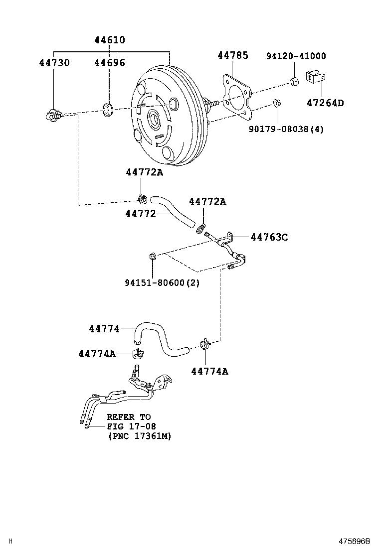 44610-12G20 BOOSTER ASSY, BRAKE product image