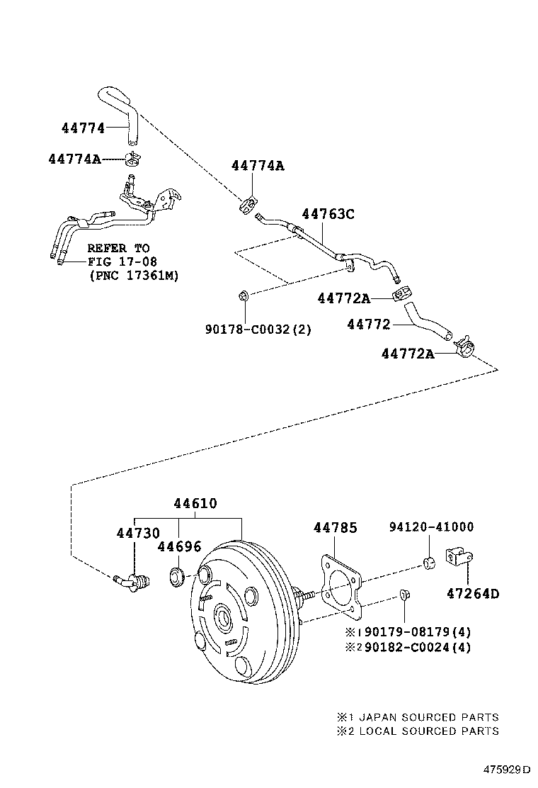 44610-02420 BOOSTER ASSY, BRAKE product image
