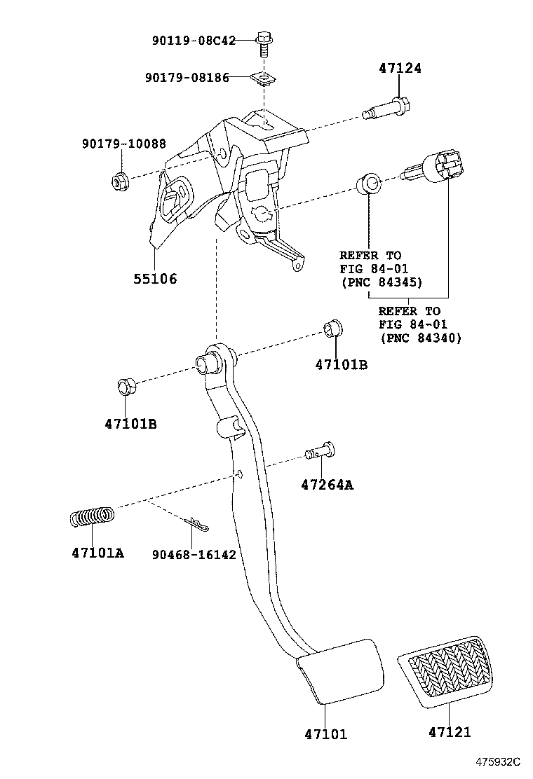 31321-02100 PAD, BRAKE PEDAL product image