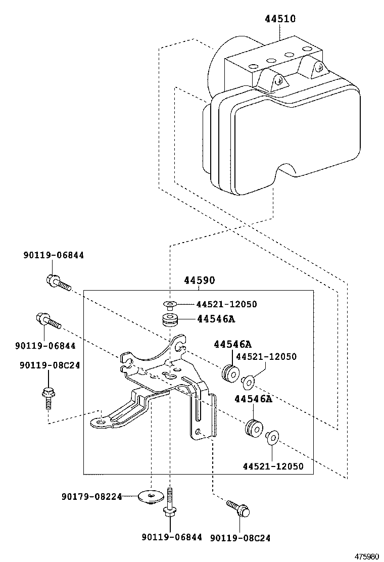 47311-20A00 TUBE, FRONT BRAKE, NO.1 product image
