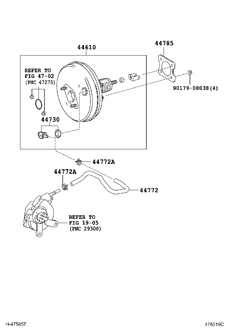 44610-09441 BOOSTER ASSY, BRAKE product image