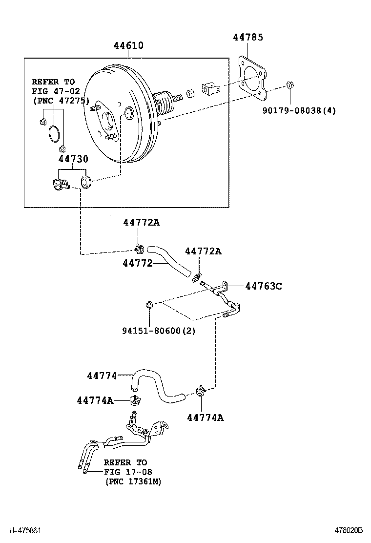 44610-09460 BOOSTER ASSY, BRAKE product image