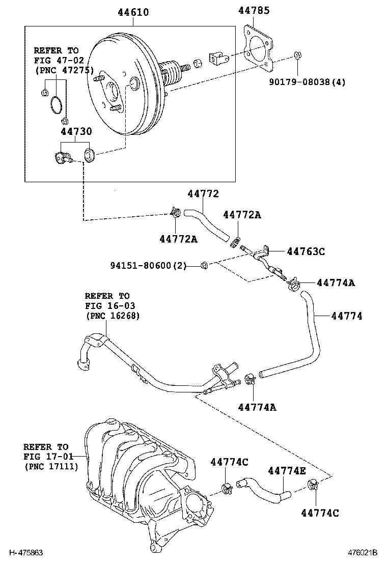 44610-09460 BOOSTER ASSY, BRAKE product image