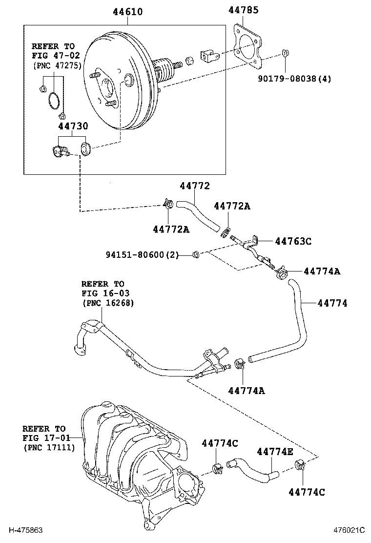 44610-09441 BOOSTER ASSY, BRAKE product image