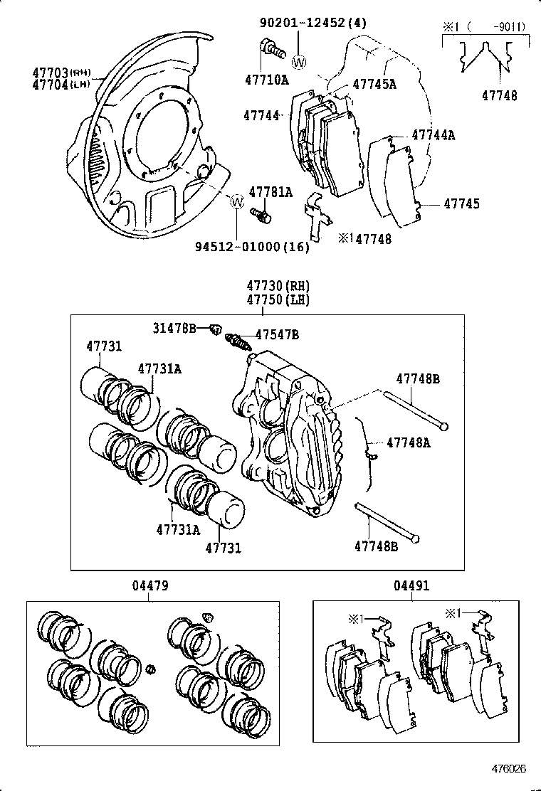 47781-60060 COVER SUB-ASSY, DISC BRAKE DUST, FRONT RH product image
