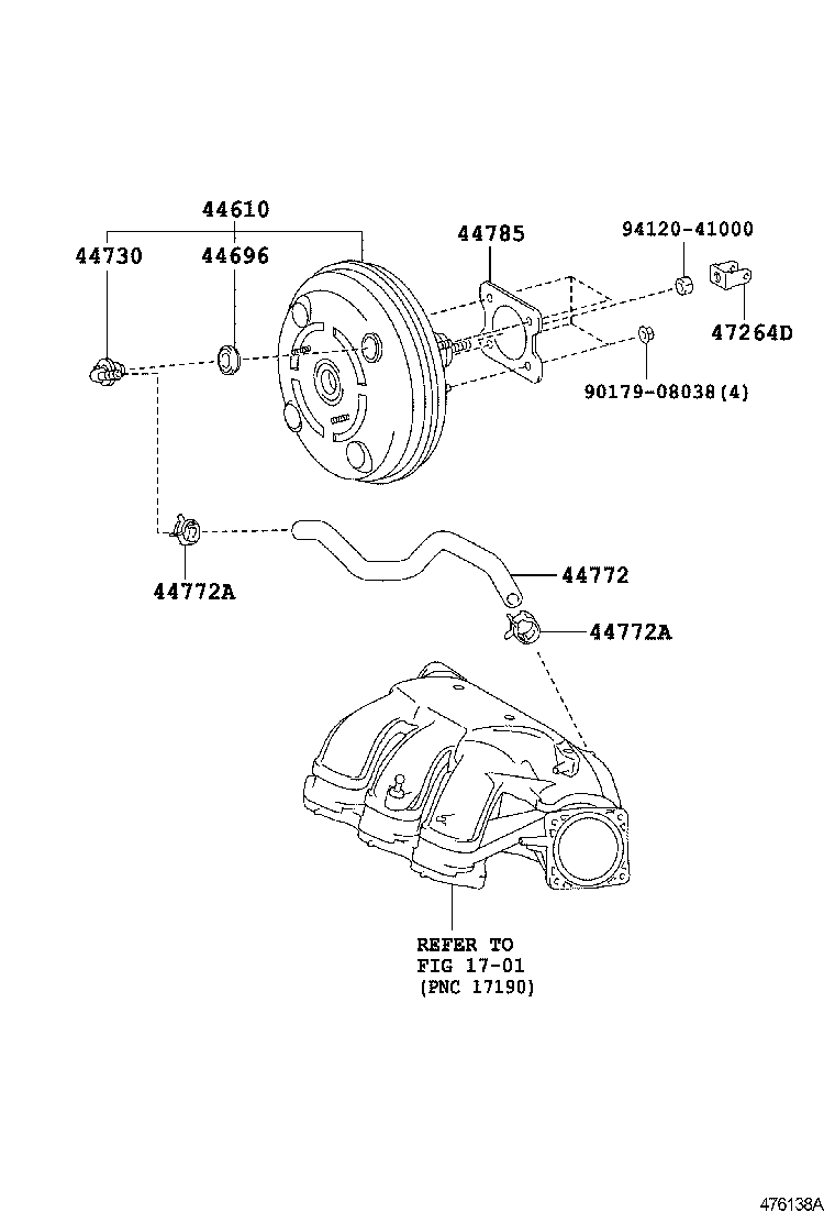 44610-12C71 BOOSTER ASSY, BRAKE product image