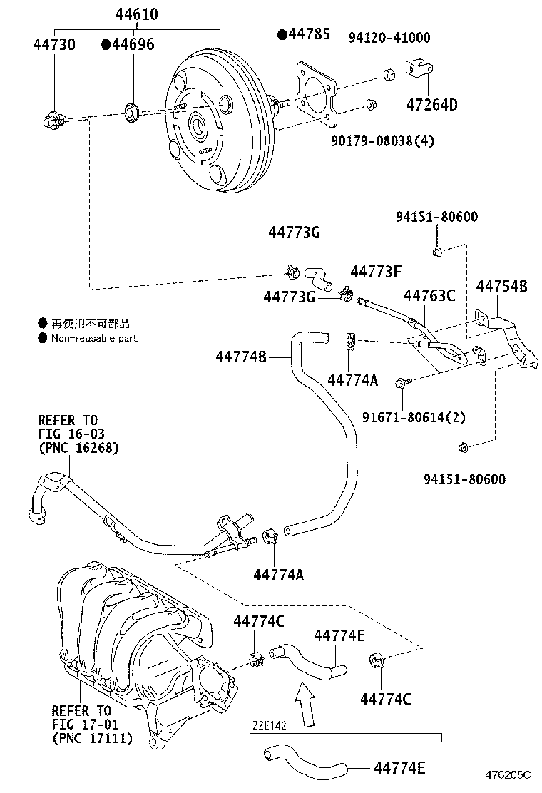 44610-12C91 BOOSTER ASSY, BRAKE product image