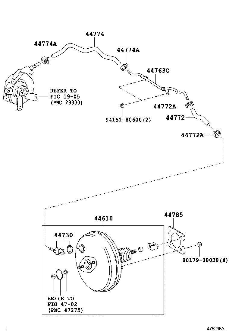 44610-09460 BOOSTER ASSY, BRAKE product image