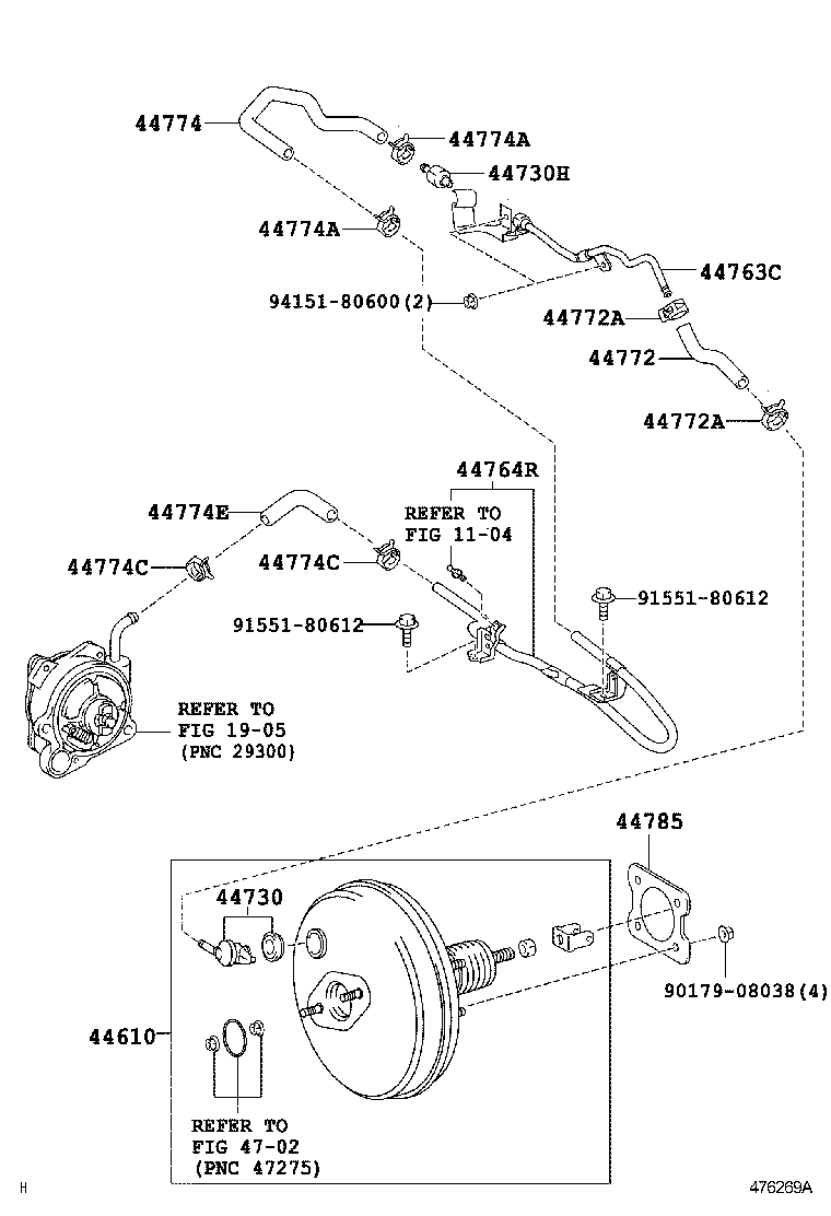 44610-09460 BOOSTER ASSY, BRAKE product image