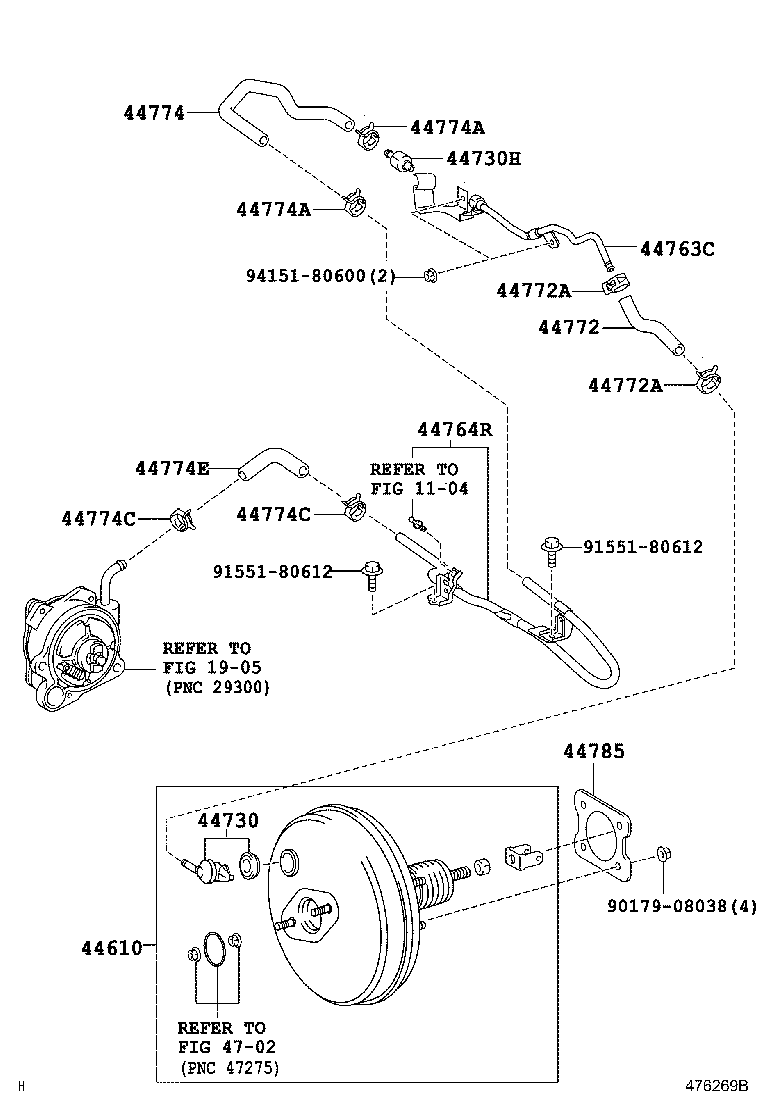 44610-09441 BOOSTER ASSY, BRAKE product image