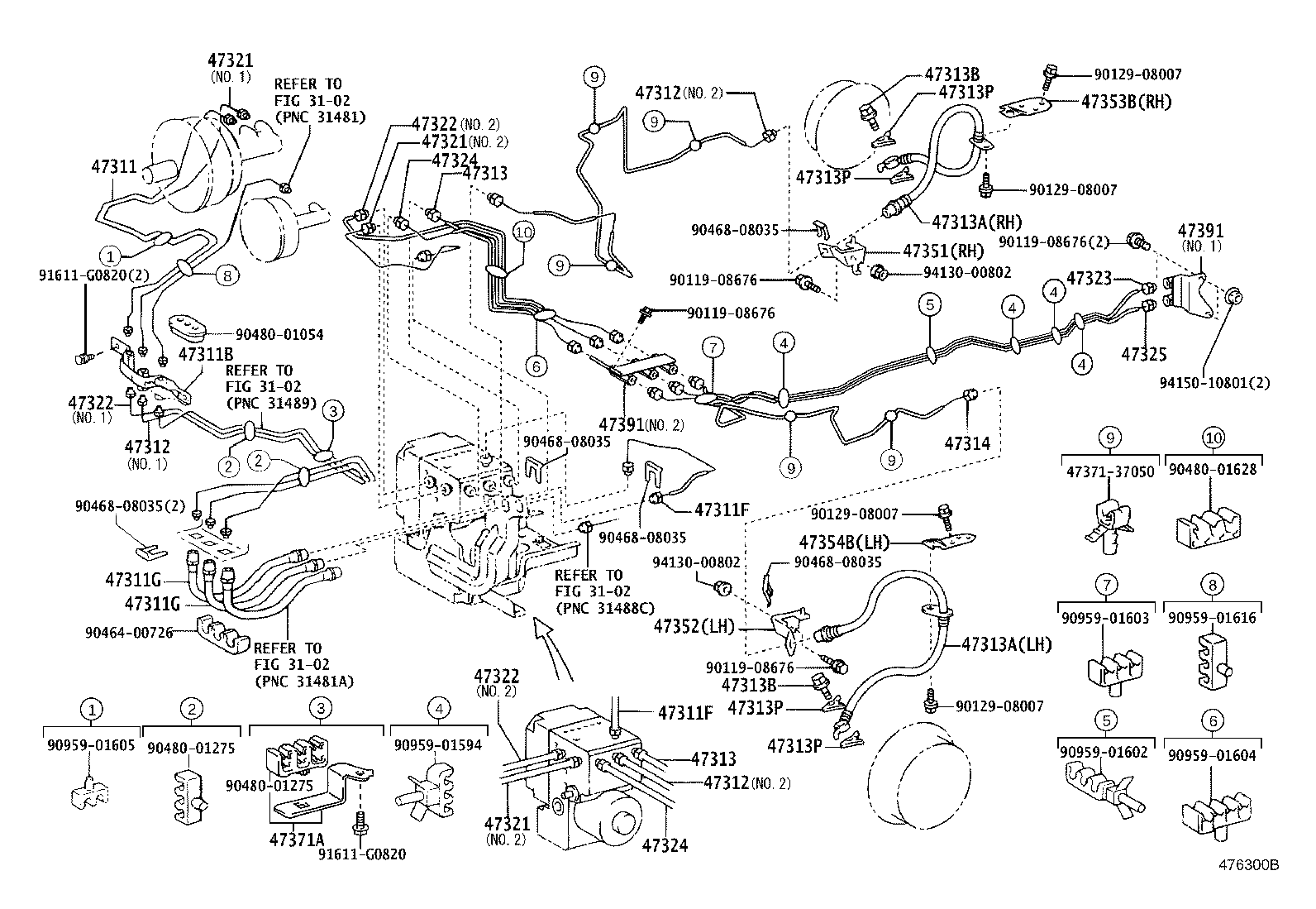 47311-F1010 TUBE, FRONT BRAKE, NO.1 product image