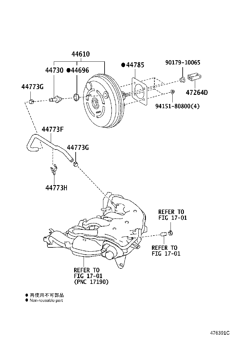 44610-30B30 BOOSTER ASSY, BRAKE product image