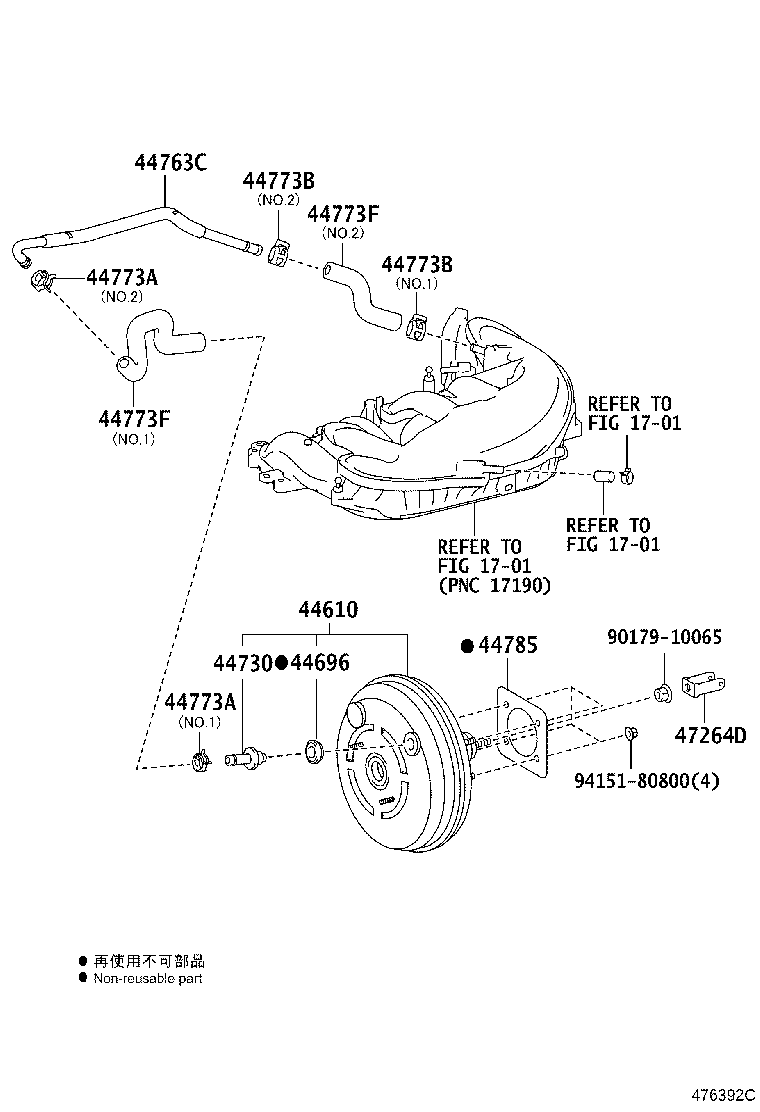 44610-30B30 BOOSTER ASSY, BRAKE product image