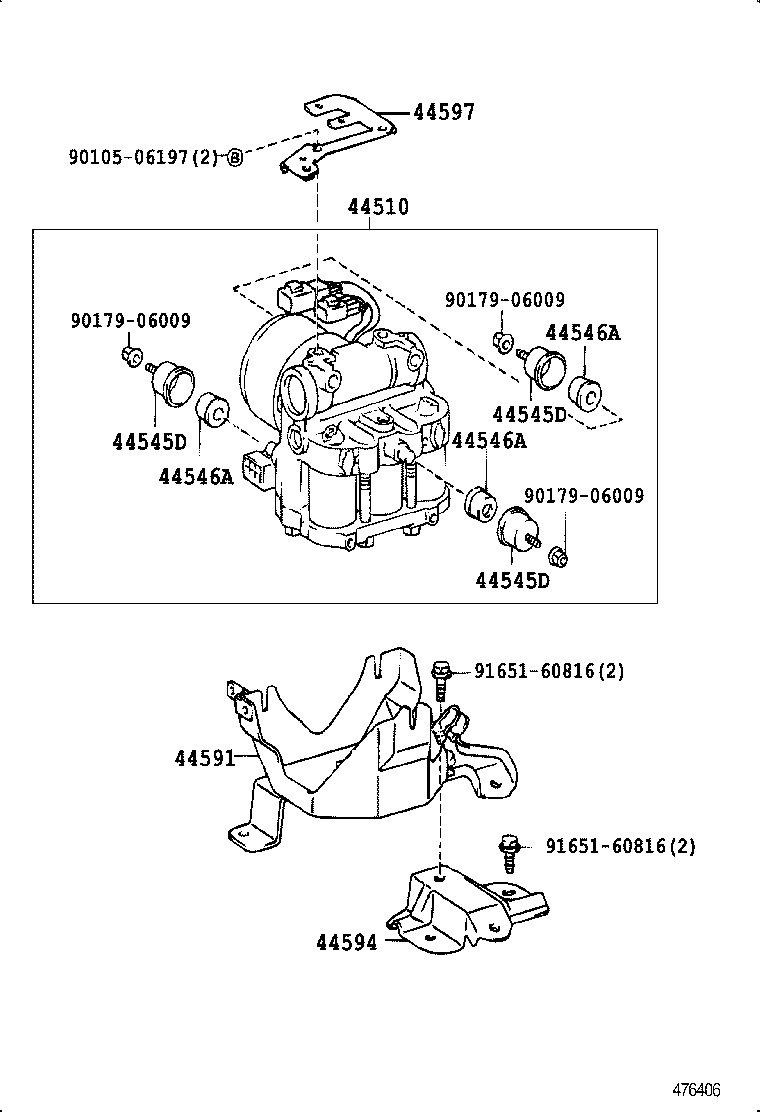 47311-28281 TUBE, FRONT BRAKE, NO.1 product image