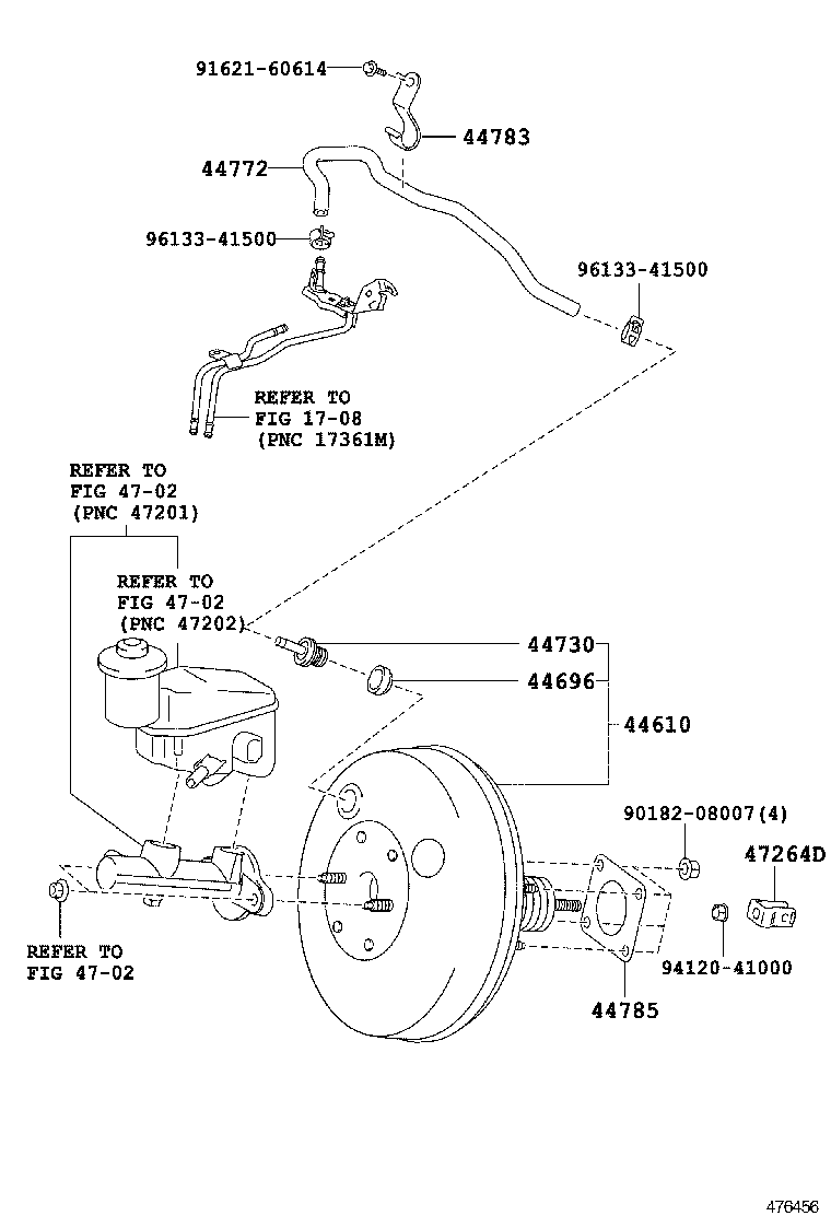 44785-06020 GASKET, BRAKE BOOSTER product image
