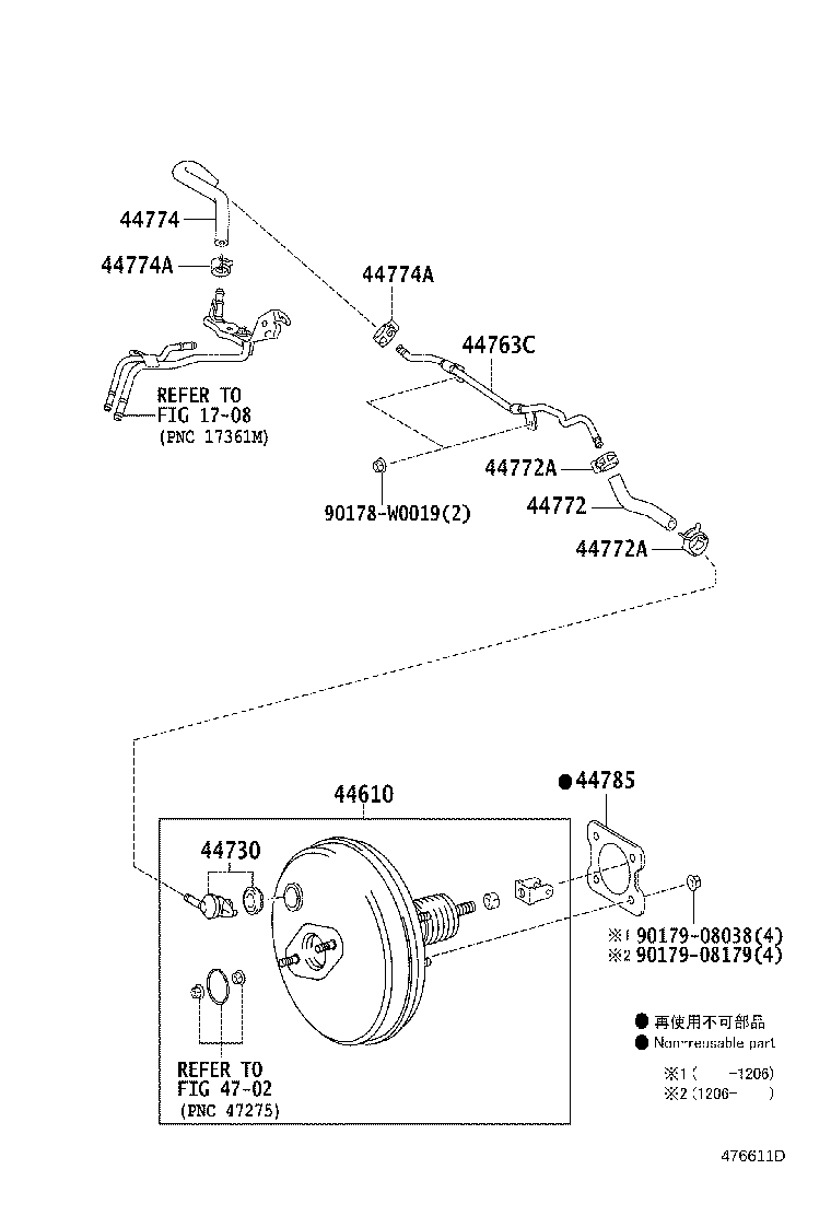 44610-09501 BOOSTER ASSY, BRAKE product image