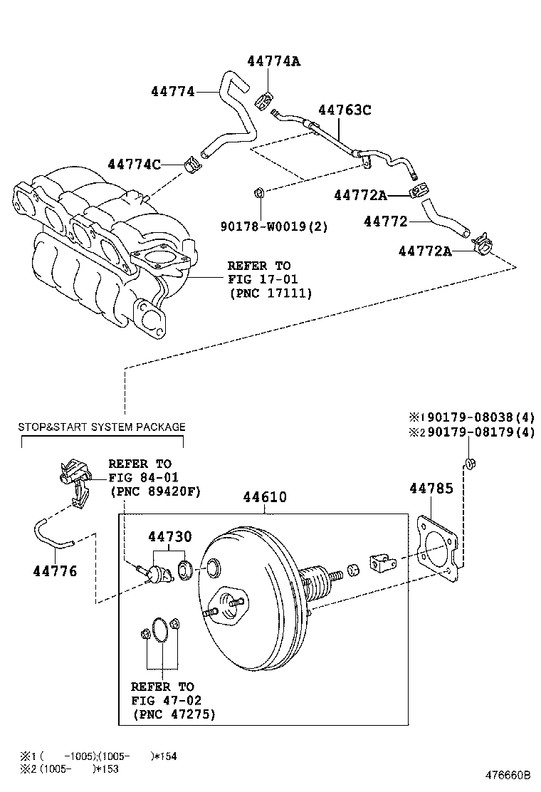 44610-09660 BOOSTER ASSY, BRAKE product image