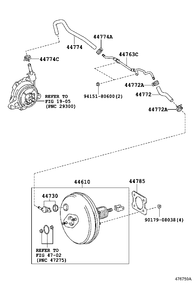 44610-19035 BOOSTER ASSY, BRAKE product image