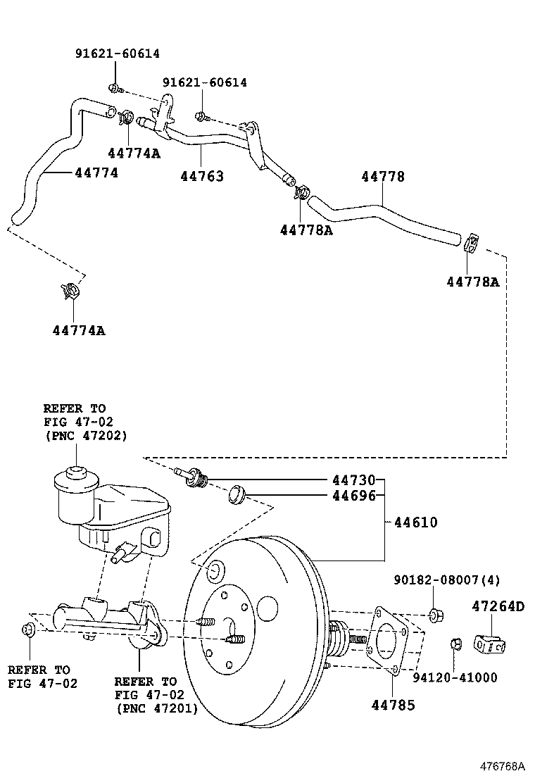 44610-52680 BOOSTER ASSY, BRAKE product image