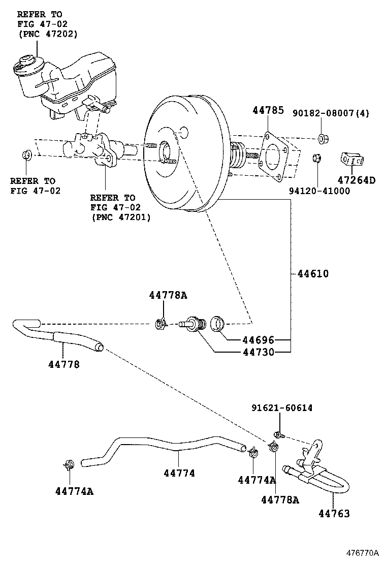 44610-52680 BOOSTER ASSY, BRAKE product image