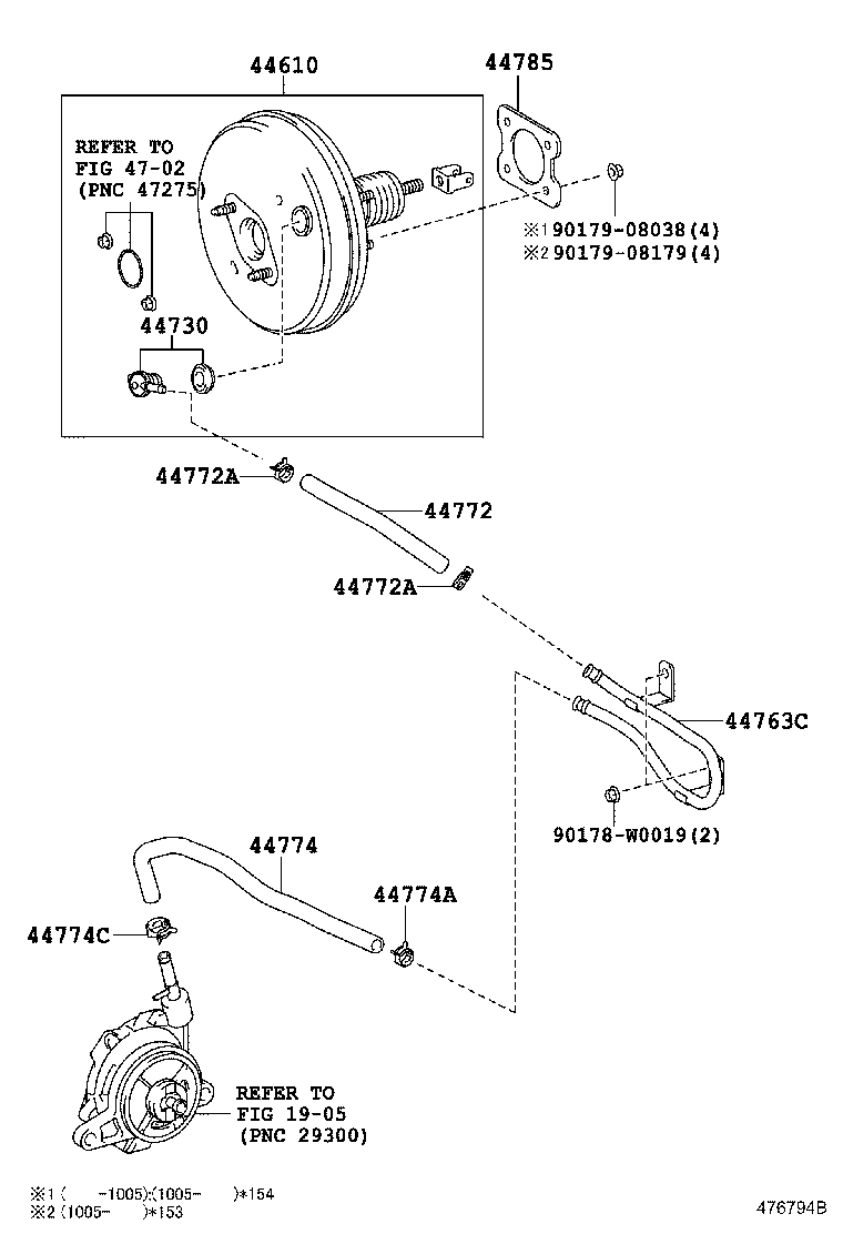 44610-09660 BOOSTER ASSY, BRAKE product image