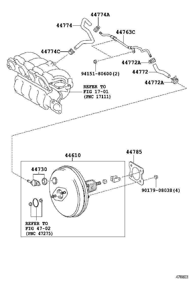 44610-09441 BOOSTER ASSY, BRAKE product image
