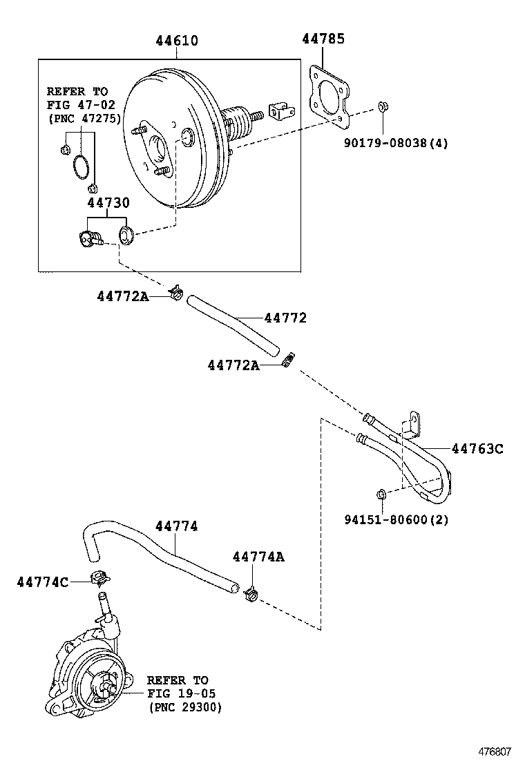 44610-09460 BOOSTER ASSY, BRAKE product image