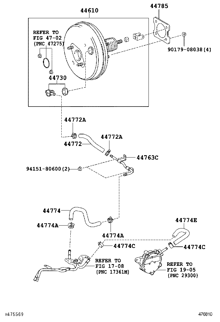 44610-09460 BOOSTER ASSY, BRAKE product image