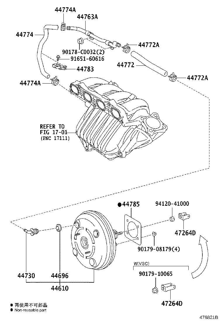44610-0R031 BOOSTER ASSY, BRAKE product image