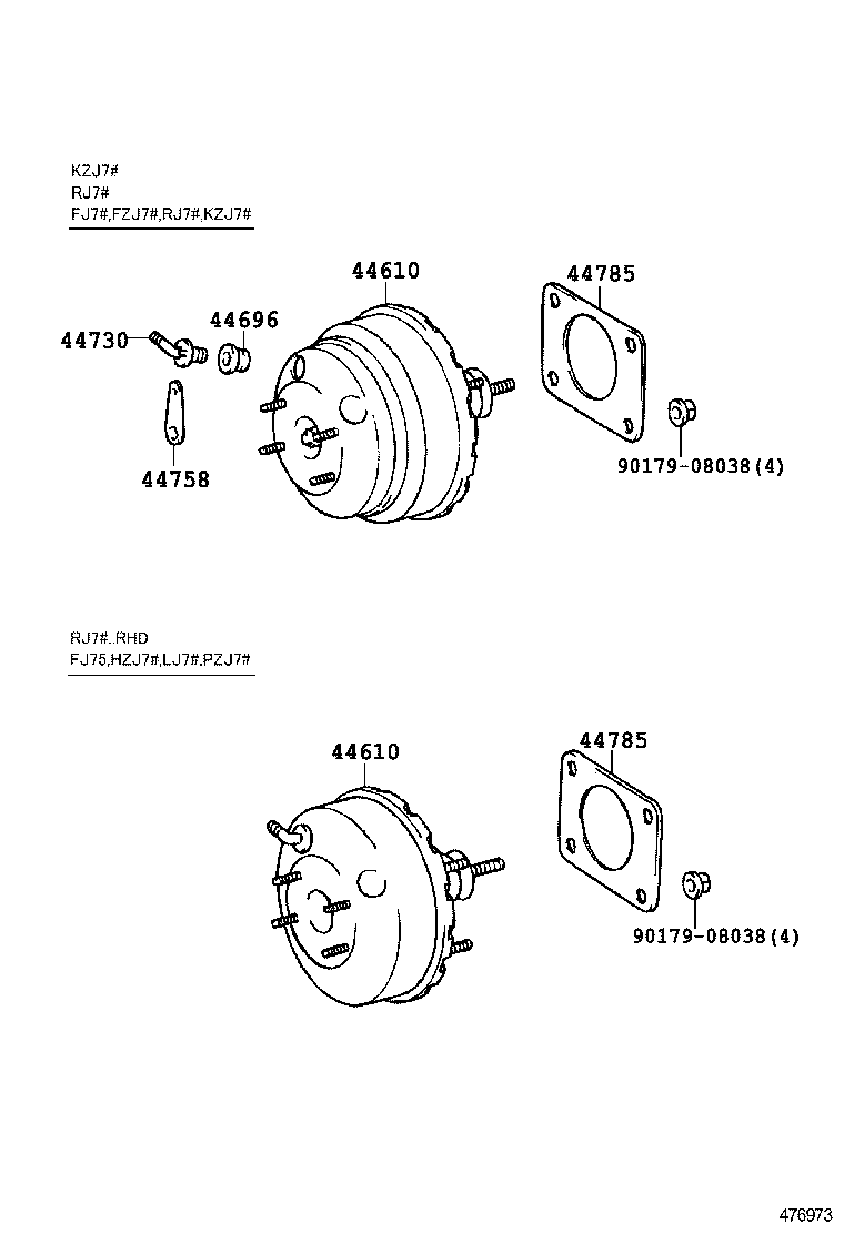 44769-60030 CONNECTOR, VACUUM HOSE, NO.1 product image