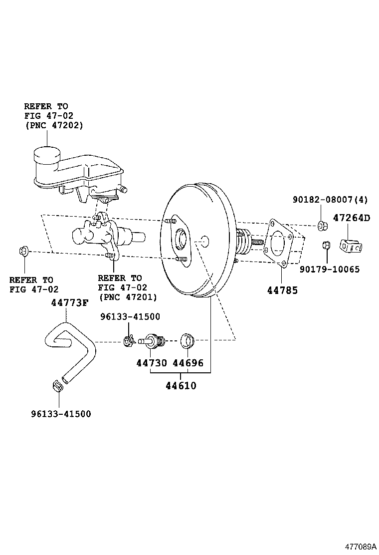 44773-52170 HOSE, UNION TO CHECK VALVE product image