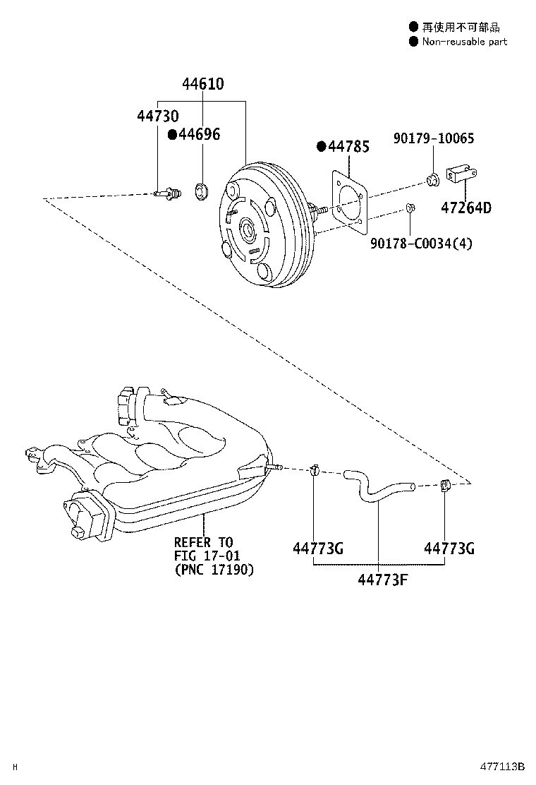 44610-0N040 BOOSTER ASSY, BRAKE product image