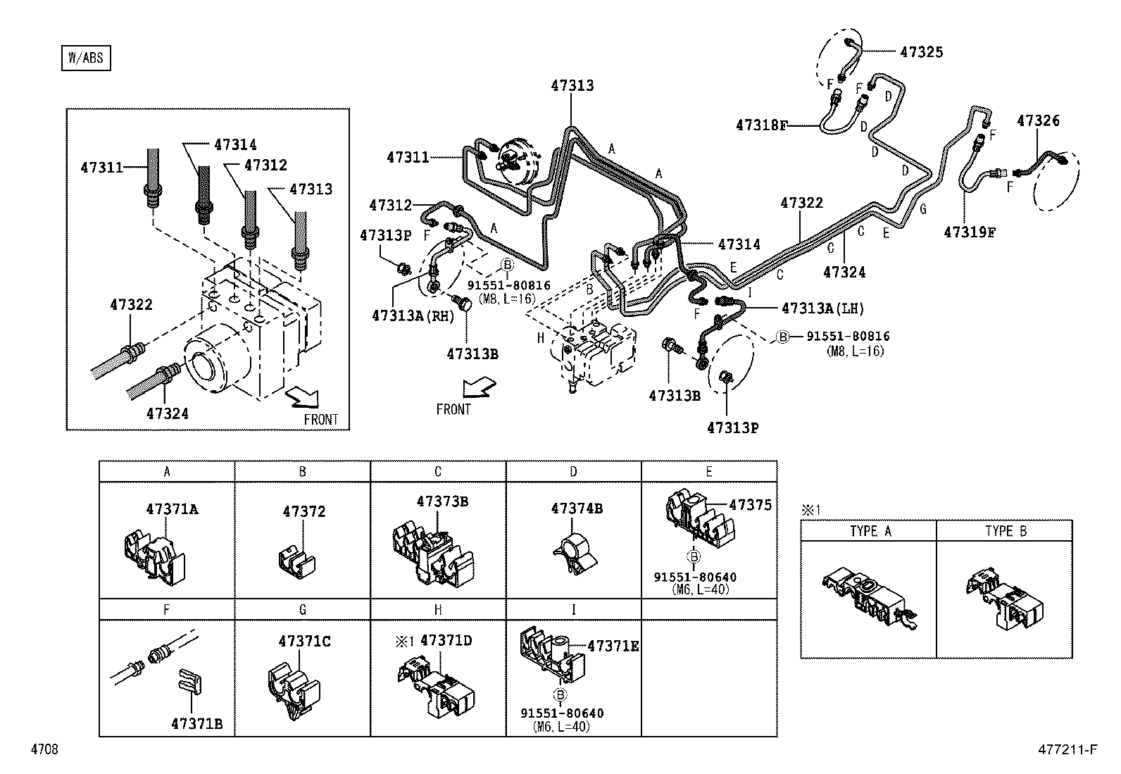 44591-B1040 BRACKET, BRAKE ACTUATOR, NO.2 product image