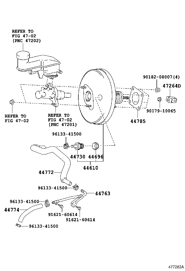 44773-52170 HOSE, UNION TO CHECK VALVE product image